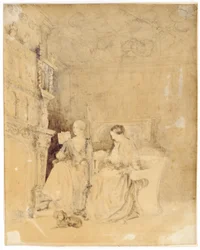 Marianne Nicholson liest Florence Nightingale im Salon von Embley vor